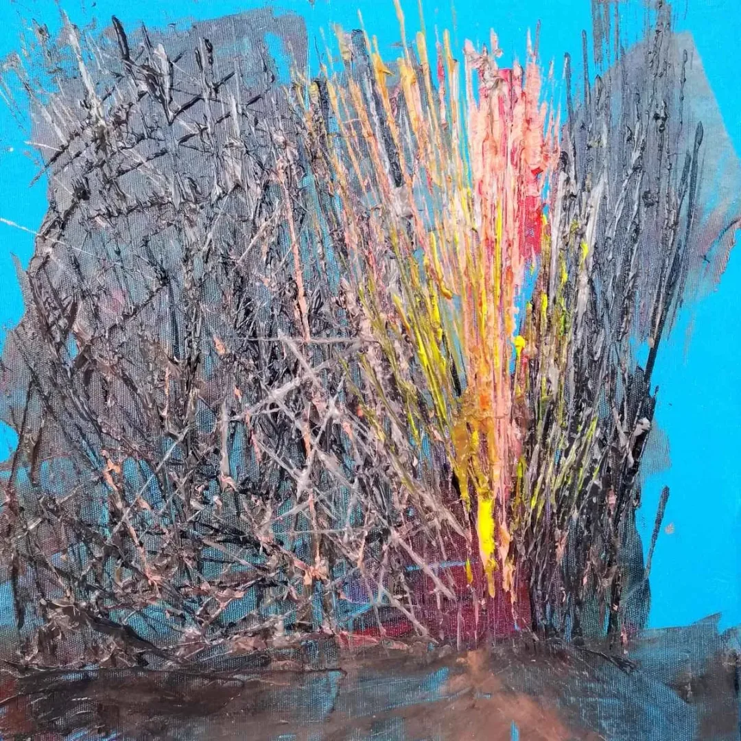 YAVUZ AYHAN — “İsimsiz”, 2019 "İsimsiz" eseri YAVUZ AYHAN tarafından 2019 yılında 25x25 cm ölçülerinde Tuval üzeri yağlı boya tekniği ile yapılmıştır.