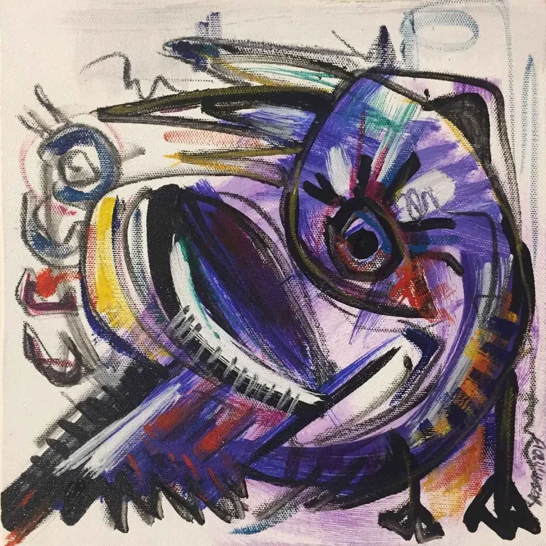 YASEMİN TUNA — “İsimsiz”, 2019 "İsimsiz" eseri YASEMİN TUNA tarafından 2019 yılında 25x25 cm ölçülerinde Tuval üzeri yağlı boya tekniği ile yapılmıştır.