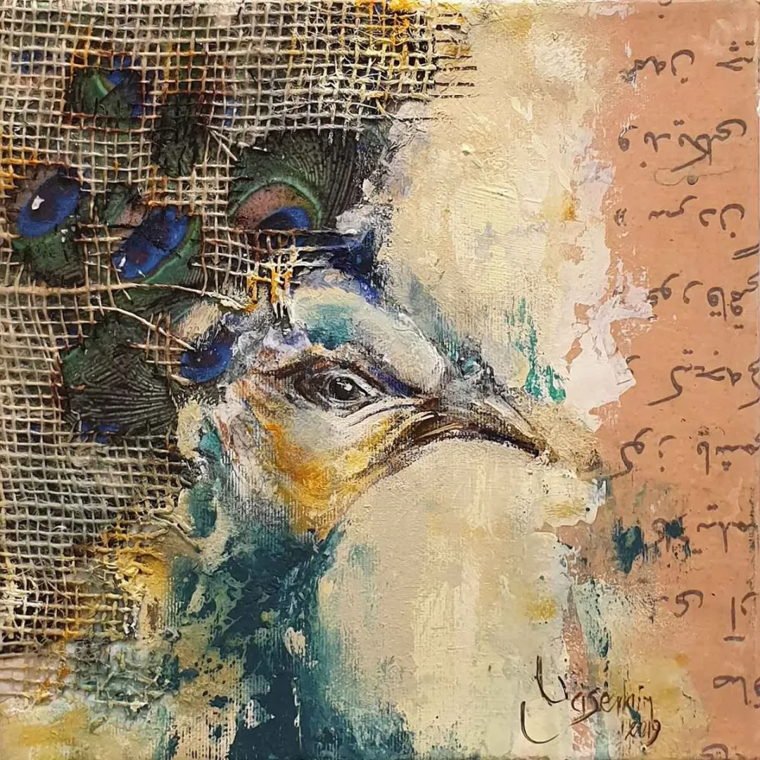 YASEMİN GÜLER YILDIZ — “İsimsiz”, 2019 "İsimsiz" eseri YASEMİN GÜLER YILDIZ tarafından 2019 yılında 25x25 cm ölçülerinde Tuval üzeri karışık teknik tekniği ile yapılmıştır.