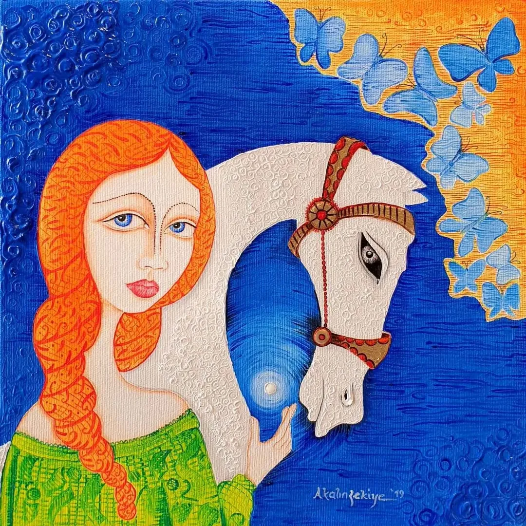 yakınlaştır "İsimsiz" eseri ZEKİYE AKALIN tarafından 2019 yılında 25x25 cm ölçülerinde Tuval üzeri yağlı boya tekniği ile yapılmıştır.