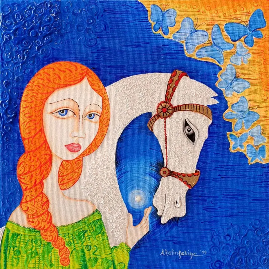 ZEKİYE AKALIN — “İsimsiz”, 2019 "İsimsiz" eseri ZEKİYE AKALIN tarafından 2019 yılında 25x25 cm ölçülerinde Tuval üzeri yağlı boya tekniği ile yapılmıştır.