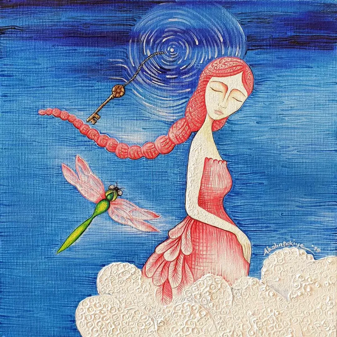 ZEKİYE AKALIN — “İsimsiz”, 2019 "İsimsiz" eseri ZEKİYE AKALIN tarafından 2019 yılında 25x25 cm ölçülerinde Tuval üzeri yağlı boya tekniği ile yapılmıştır.