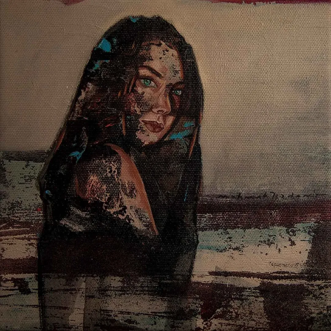 MAHMUT ÖZDEMİR — “İsimsiz”, 2019 "İsimsiz" eseri MAHMUT ÖZDEMİR tarafından 2019 yılında 25x25 cm ölçülerinde Tuval üzeri yağlı boya tekniği ile yapılmıştır.