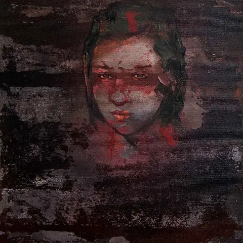 "İsimsiz" eseri MAHMUT ÖZDEMİR tarafından 2019 yılında 25x25 cm ölçülerinde Tuval üzeri yağlı boya tekniği ile yapılmıştır.