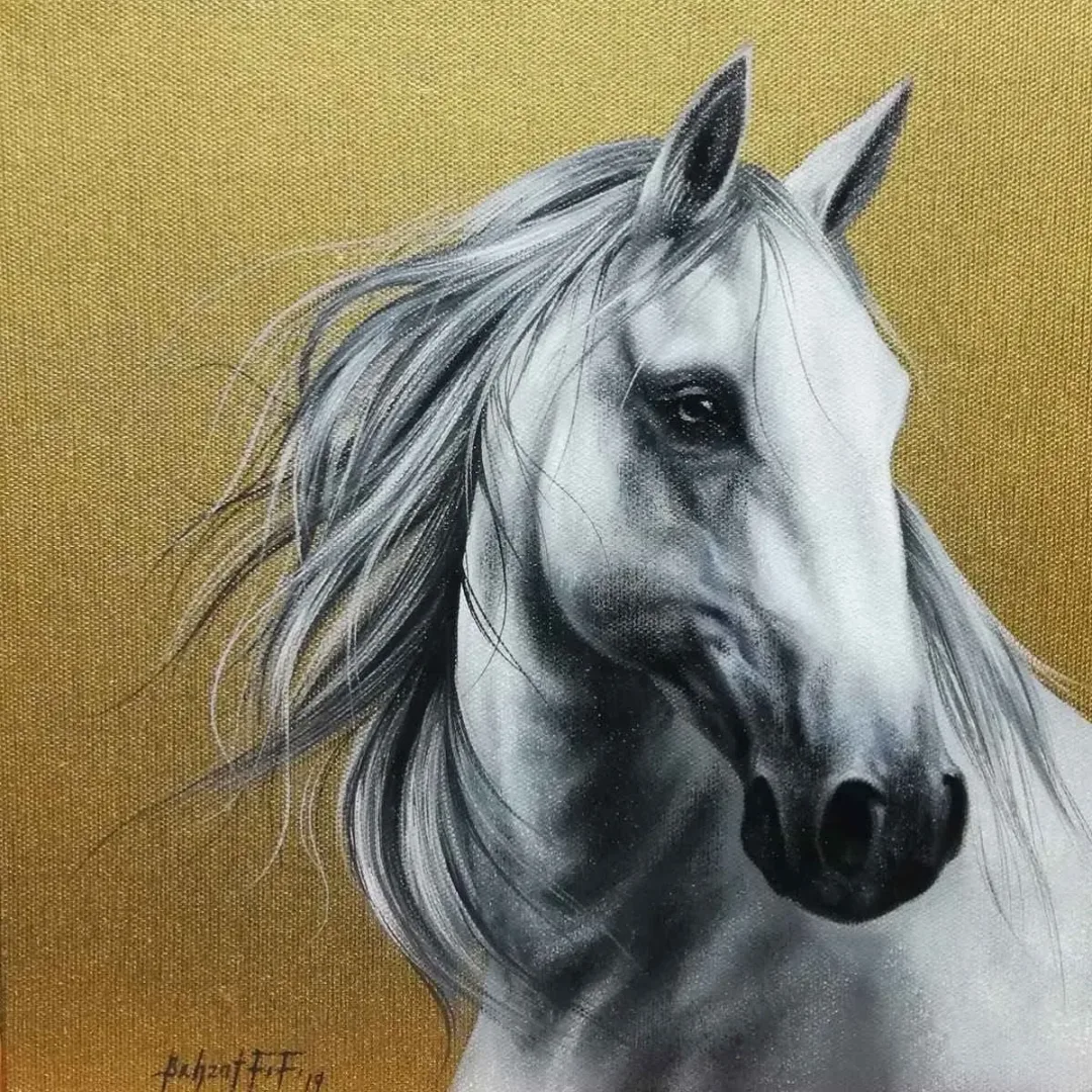 yakınlaştır "Golden Age" eseri BEHZAT FEYZULLAH tarafından 2019 yılında 25x25 cm ölçülerinde Tuval üzeri yağlı boya tekniği ile yapılmıştır.