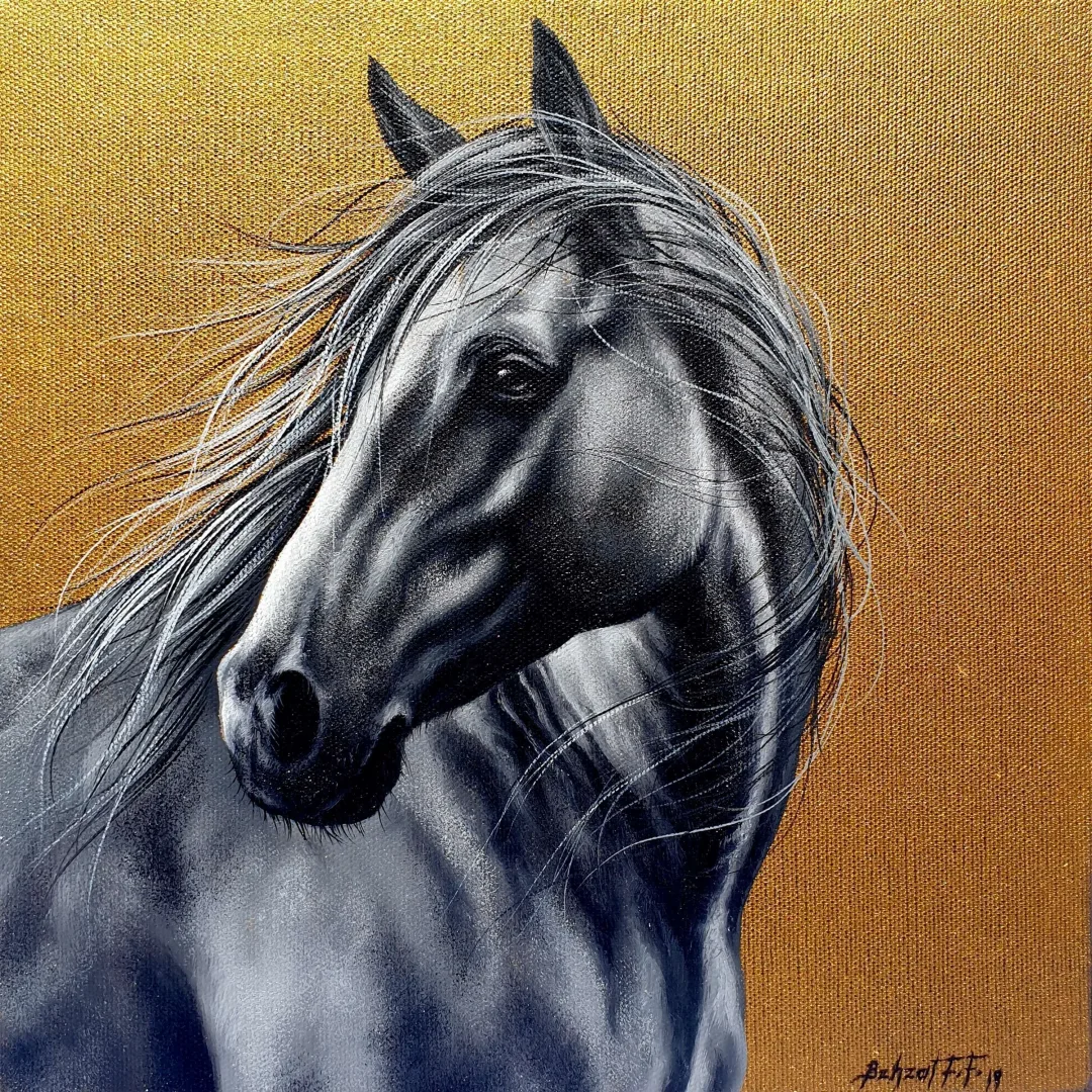 yakınlaştır "Golden Age" eseri BEHZAT FEYZULLAH tarafından 2019 yılında 25x25 cm ölçülerinde Tuval üzeri yağlı boya tekniği ile yapılmıştır.