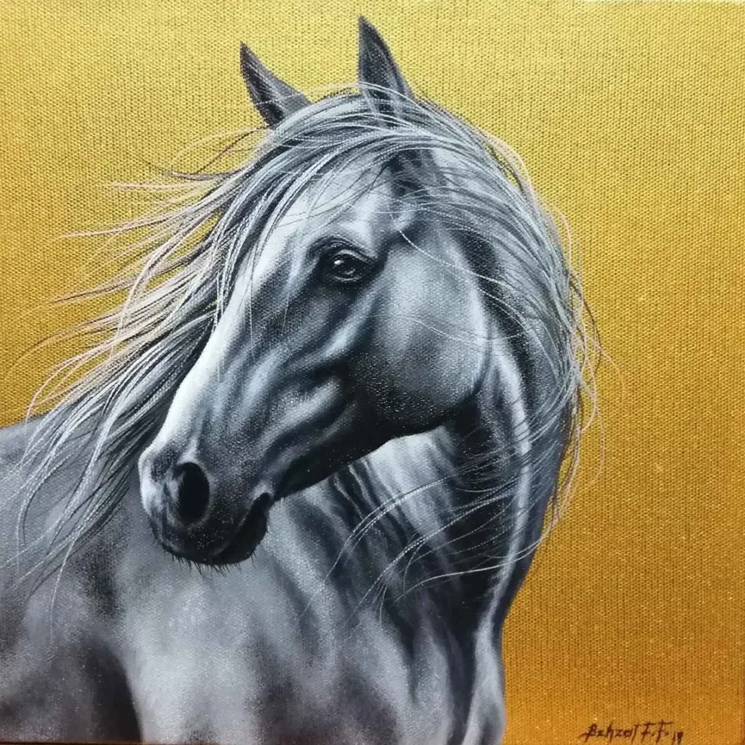 yakınlaştır "Golden Age" eseri BEHZAT FEYZULLAH tarafından 2019 yılında 25x25 cm ölçülerinde Tuval üzeri yağlı boya tekniği ile yapılmıştır.