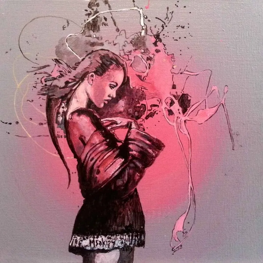 yakınlaştır "Cennete Hüzün" eseri MEHMET SAKIZCI tarafından 2019 yılında 25x25 cm ölçülerinde Tuval üzeri akrilik boya tekniği ile yapılmıştır.