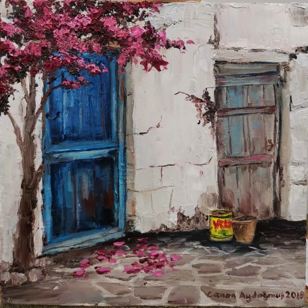 "İsimsiz" eseri CANAN AYDOĞMUŞ tarafından 2019 yılında 25x25 cm ölçülerinde Tuval üzeri yağlı boya tekniği ile yapılmıştır.
