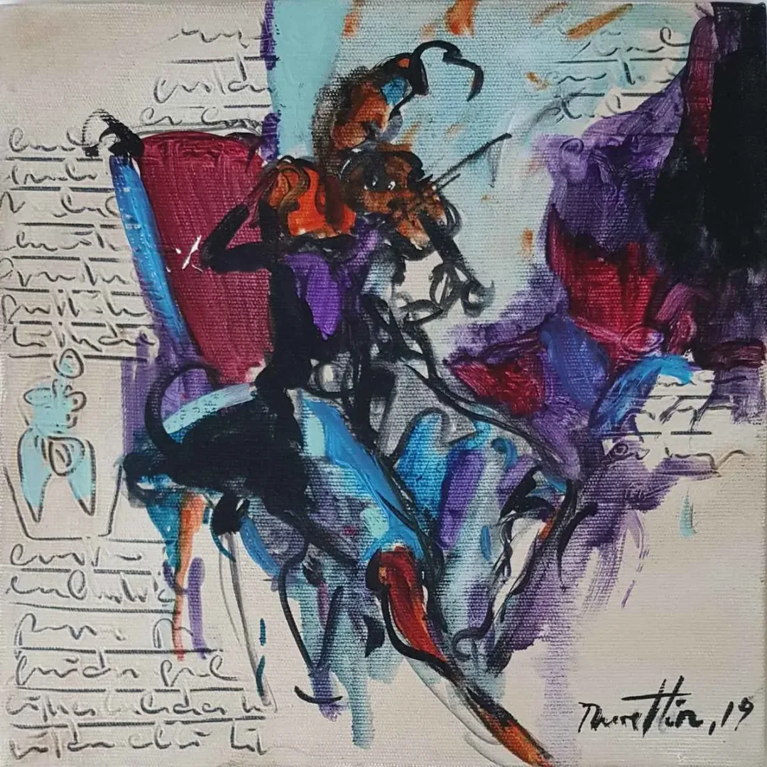 NURETTİN AKKAYA — “İsimsiz”, 2019 "İsimsiz" eseri NURETTİN AKKAYA tarafından 2019 yılında 25x25 cm ölçülerinde Tuval üzeri yağlı boya tekniği ile yapılmıştır.