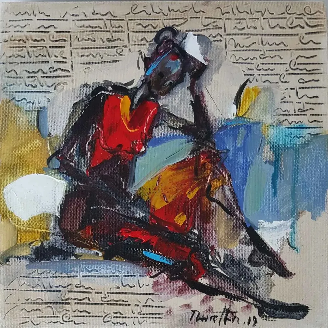 NURETTİN AKKAYA — “Untitled”, 2019 "İsimsiz" eseri NURETTİN AKKAYA tarafından 2019 yılında 25x25 cm ölçülerinde Tuval üzeri yağlı boya tekniği ile yapılmıştır.