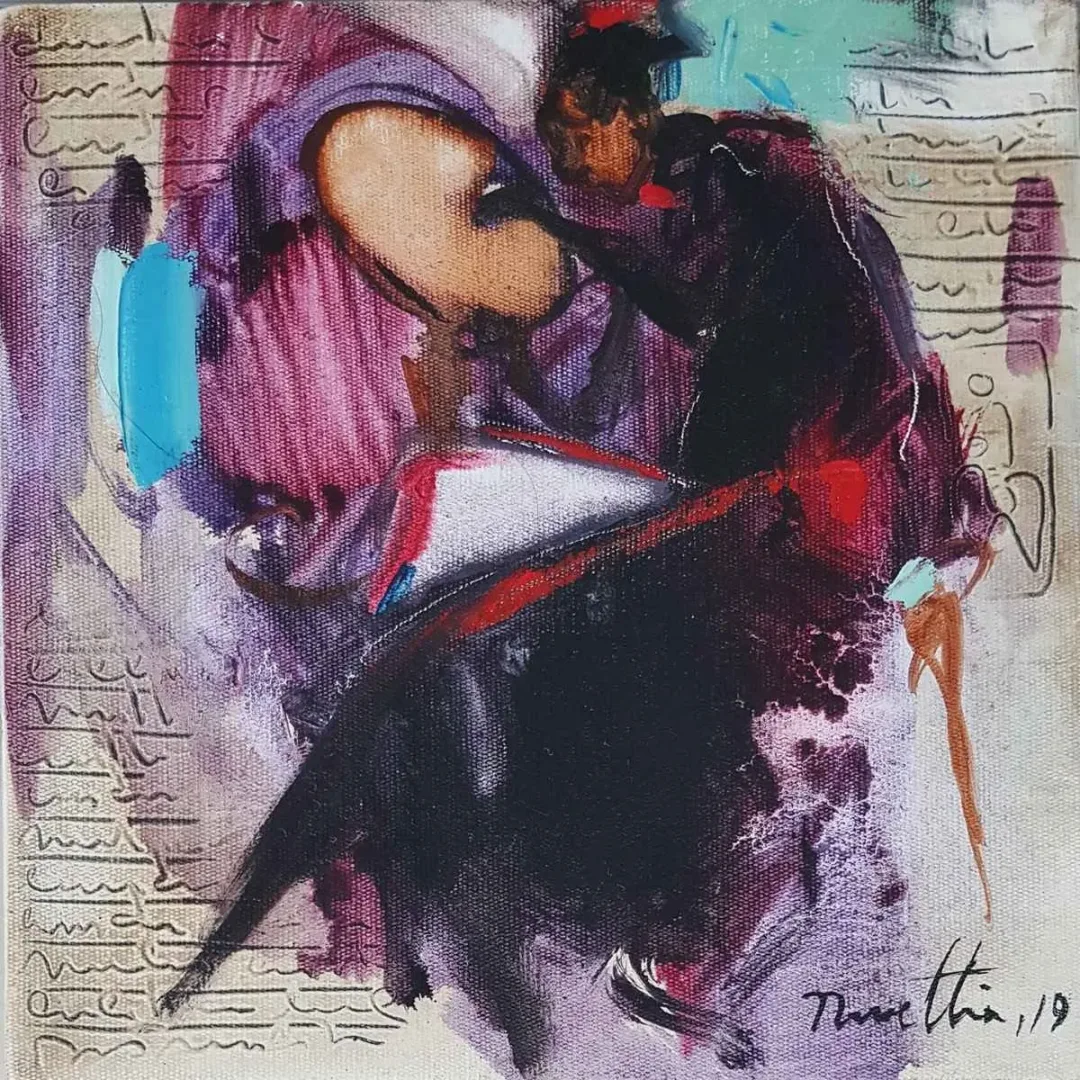 NURETTİN AKKAYA — “İsimsiz”, 2019 "İsimsiz" eseri NURETTİN AKKAYA tarafından 2019 yılında 25x25 cm ölçülerinde Tuval üzeri yağlı boya tekniği ile yapılmıştır.