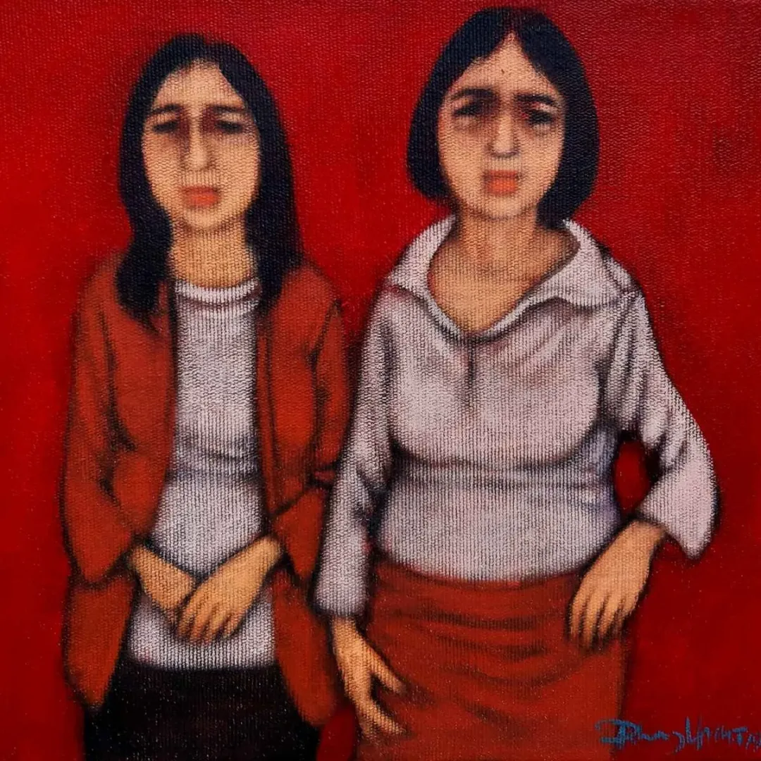ORHAN UMUT — “İsimsiz”, 2019 "İsimsiz" eseri ORHAN UMUT tarafından 2019 yılında 25x25 cm ölçülerinde Tuval üzeri akrilik boya tekniği ile yapılmıştır.