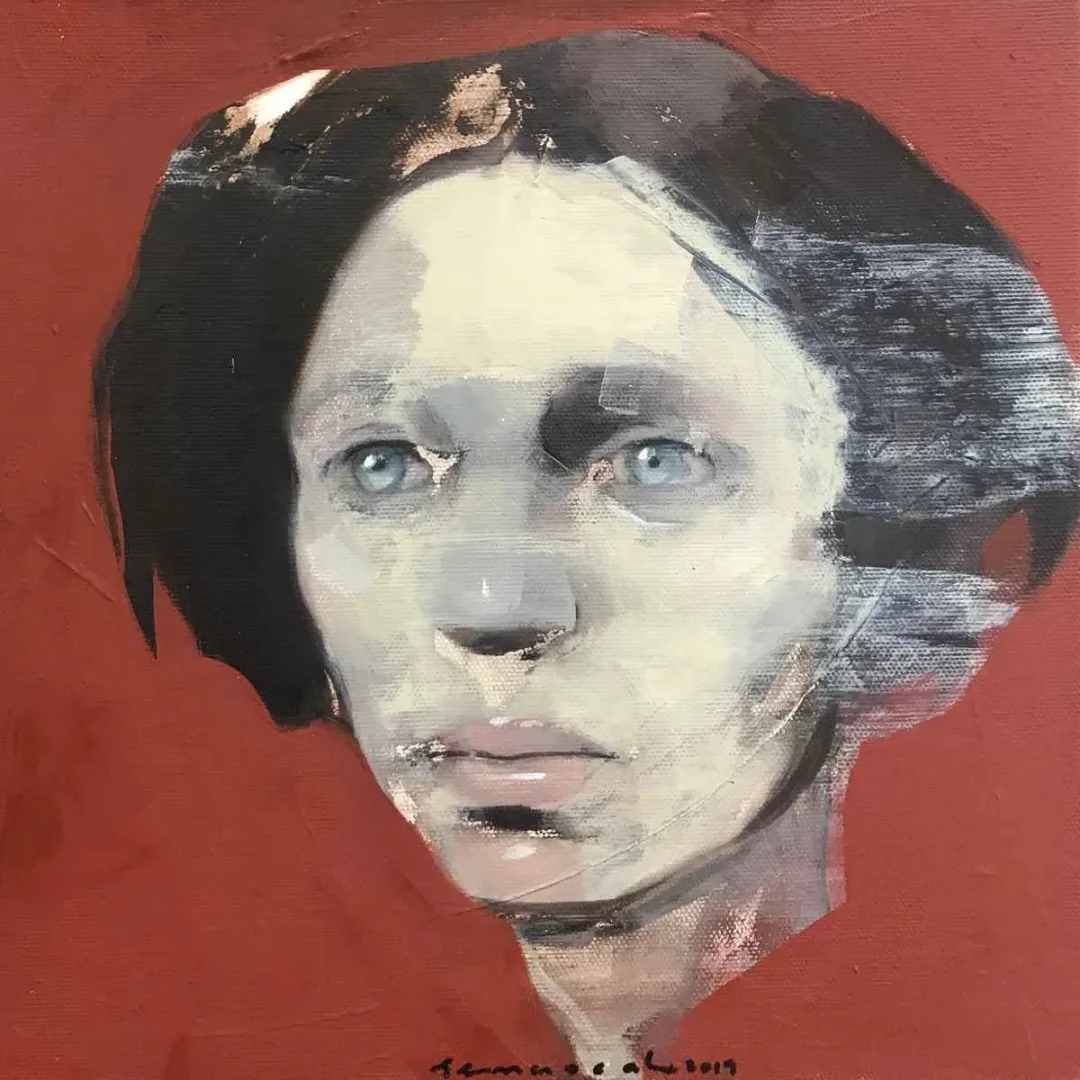 SEMA ÖCAL — “İsimsiz”, 2019 "İsimsiz" eseri SEMA ÖCAL tarafından 2019 yılında 25x25 cm ölçülerinde Tuval üzeri yağlı boya tekniği ile yapılmıştır.