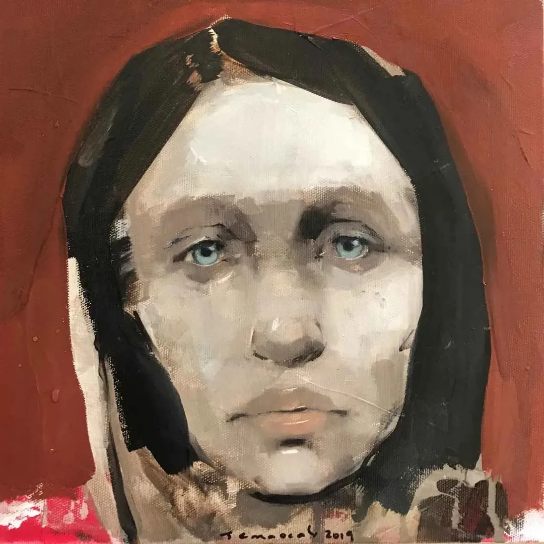 SEMA ÖCAL — “Untitled”, 2019 "İsimsiz" eseri SEMA ÖCAL tarafından 2019 yılında 25x25 cm ölçülerinde Tuval üzeri yağlı boya tekniği ile yapılmıştır.