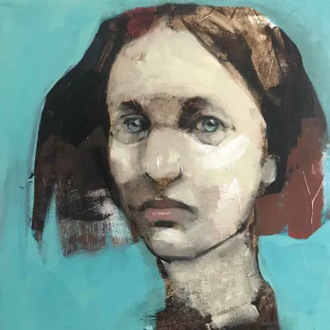 "İsimsiz" eseri SEMA ÖCAL tarafından 2019 yılında 25x25 cm ölçülerinde Tuval üzeri yağlı boya tekniği ile yapılmıştır.