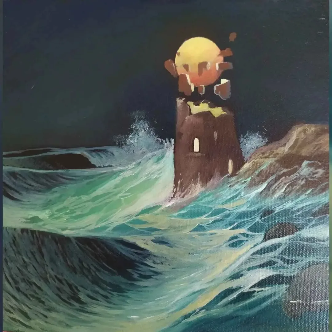 yakınlaştır "İsimsiz" eseri AĞIT UĞUR ULUDAĞ tarafından 2019 yılında 25x25 cm ölçülerinde Tuval üzeri yağlı boya tekniği ile yapılmıştır.