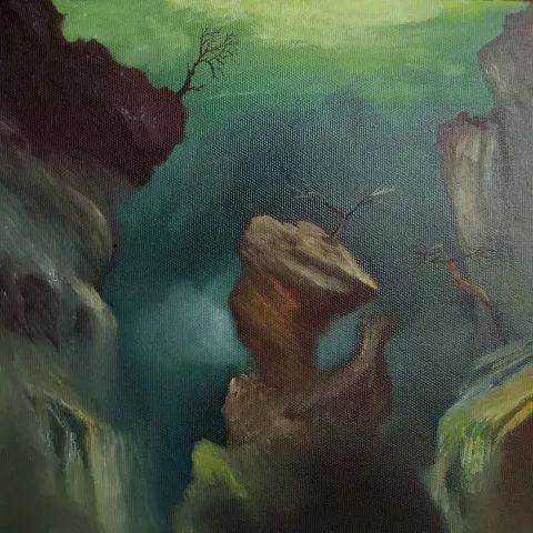 "İsimsiz" eseri AĞIT UĞUR ULUDAĞ tarafından 2019 yılında 25x25 cm ölçülerinde Tuval üzeri yağlı boya tekniği ile yapılmıştır.
