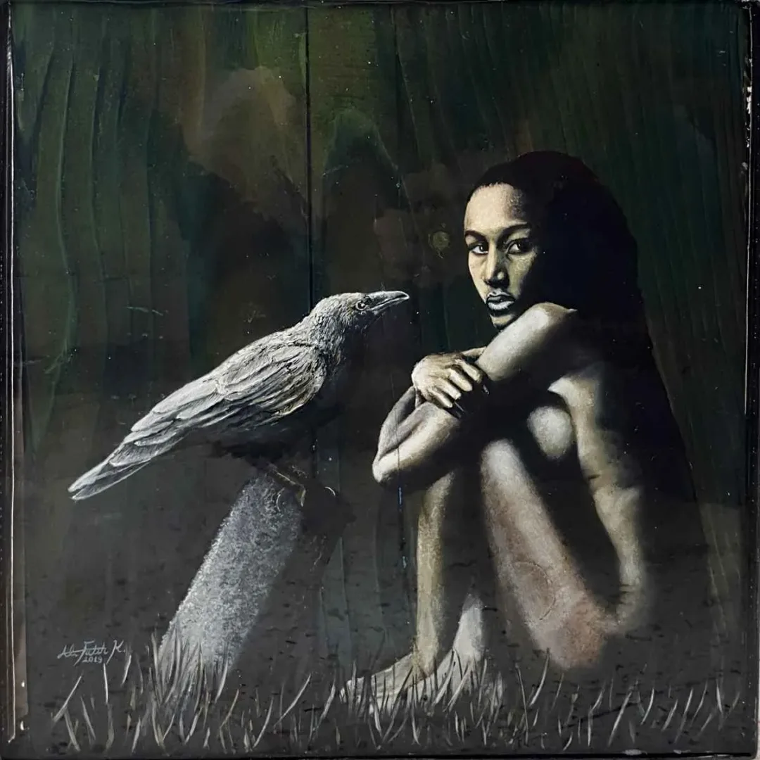 ALİ FATİH KÜÇÜKOSMANOĞLU — “İsimsiz”, 2019 "İsimsiz" eseri ALİ FATİH KÜÇÜKOSMANOĞLU tarafından 2019 yılında 25x25 cm ölçülerinde Ahşap üzeri yağlı boya + epoksi tekniği ile yapılmıştır.