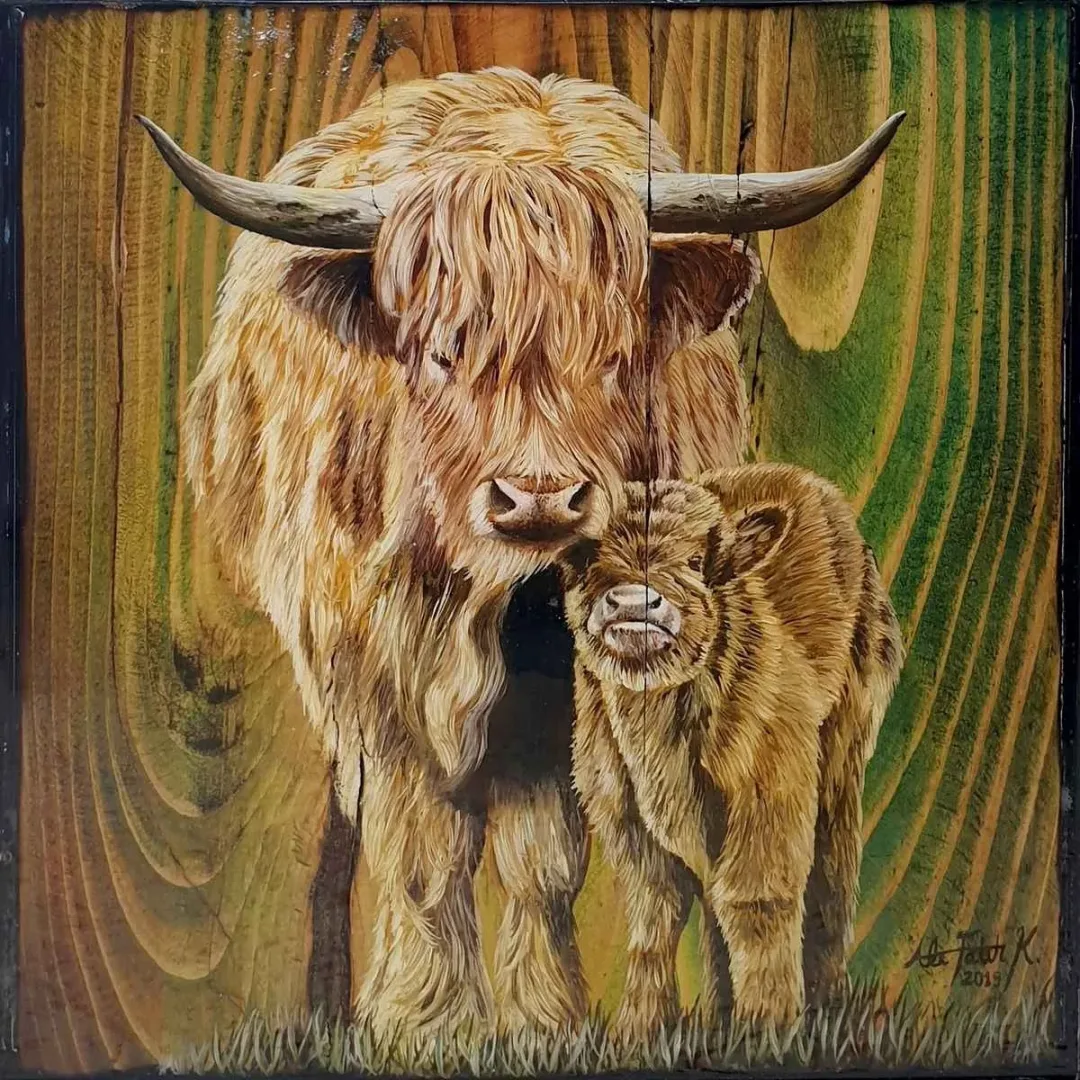ALİ FATİH KÜÇÜKOSMANOĞLU — “İsimsiz”, 2019 "İsimsiz" eseri ALİ FATİH KÜÇÜKOSMANOĞLU tarafından 2019 yılında 25x25 cm ölçülerinde Ahşap üzeri yağlı boya + epoksi tekniği ile yapılmıştır.