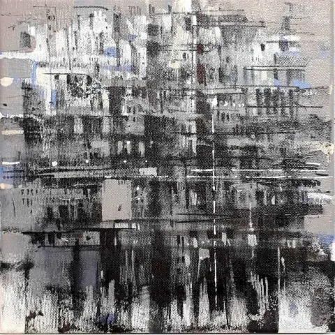 AYHAN ÇETİN — “İsimsiz”, 2019 "İsimsiz" eseri AYHAN ÇETİN tarafından 2019 yılında 25x25 cm ölçülerinde Tuval üzeri akrilik boya tekniği ile yapılmıştır.