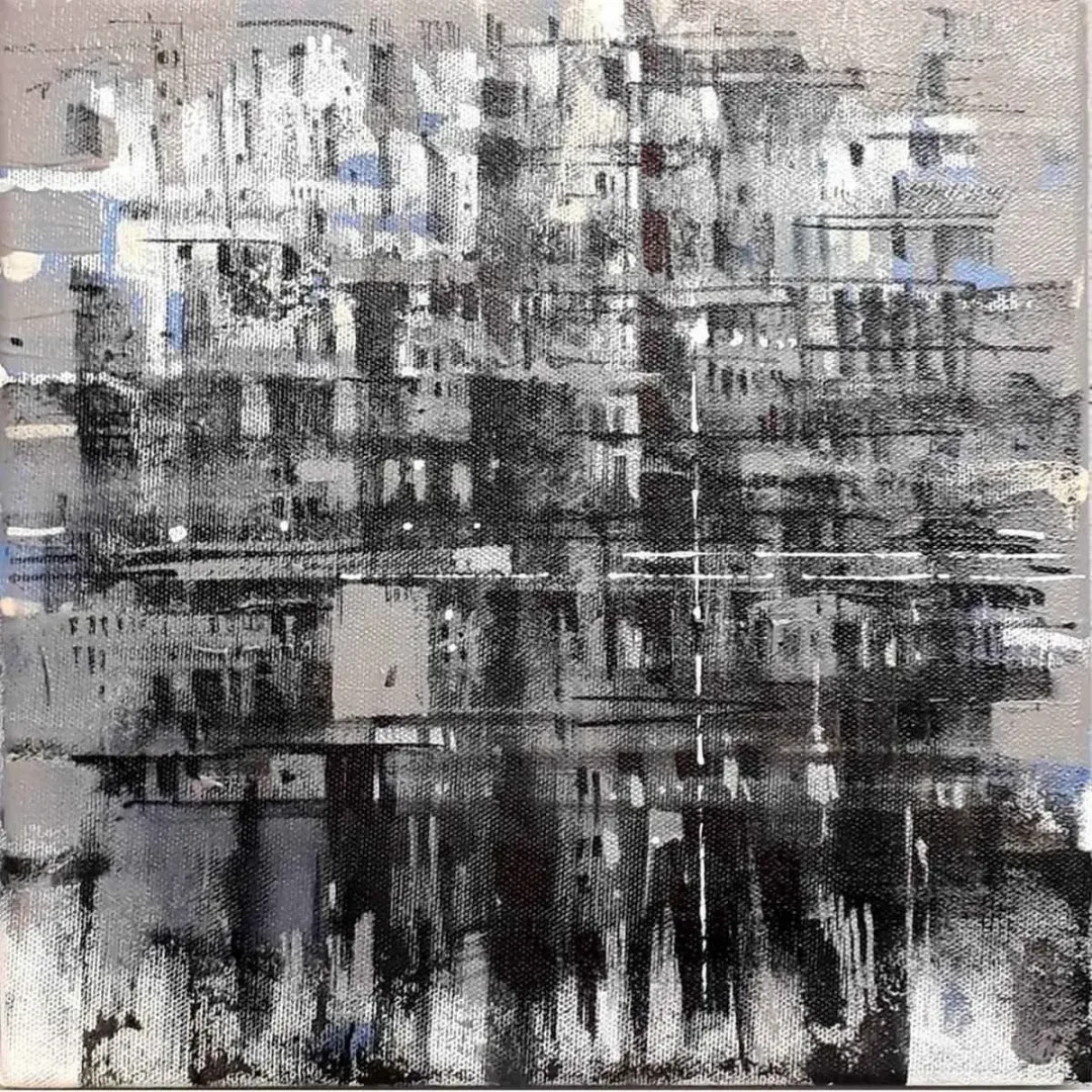 AYHAN ÇETİN — “İsimsiz”, 2019 "İsimsiz" eseri AYHAN ÇETİN tarafından 2019 yılında 25x25 cm ölçülerinde Tuval üzeri akrilik boya tekniği ile yapılmıştır.