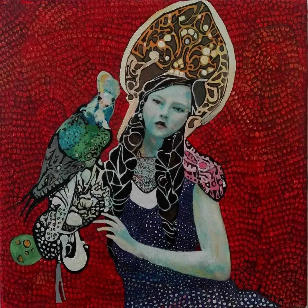 BİNNUR YÜCEBAŞ RUOCCO — “İsimsiz”, 2019 "İsimsiz" eseri BİNNUR YÜCEBAŞ RUOCCO tarafından 2019 yılında 25x25 cm ölçülerinde Tuval üzeri yağlı boya tekniği ile yapılmıştır.