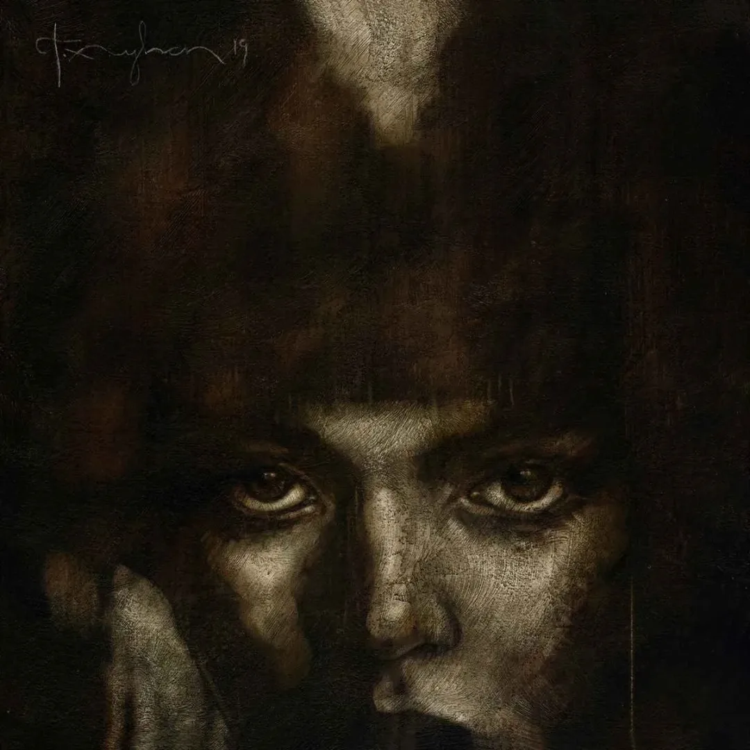 TALAT AYHAN — “İsimsiz”, 2019 "İsimsiz" eseri TALAT AYHAN tarafından 2019 yılında 25x25 cm ölçülerinde Tuval üzeri yağlı boya tekniği ile yapılmıştır.