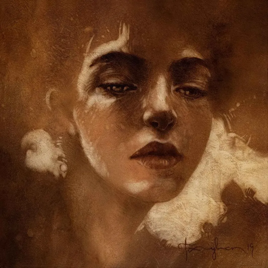 TALAT AYHAN — “Untitled”, 2019 "İsimsiz" eseri TALAT AYHAN tarafından 2019 yılında 25x25 cm ölçülerinde Tuval üzeri yağlı boya tekniği ile yapılmıştır.