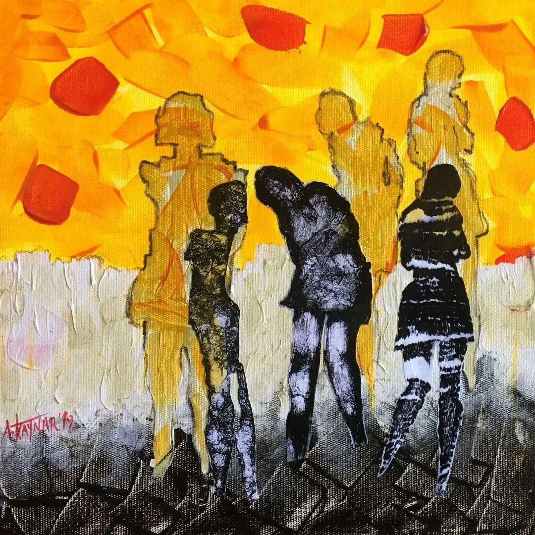 AYBEN KAYNAR TANIR — “Untitled”, 2019 "İsimsiz" eseri AYBEN KAYNAR TANIR tarafından 2019 yılında 25x25 cm ölçülerinde Tuval üzeri yağlı boya tekniği ile yapılmıştır.