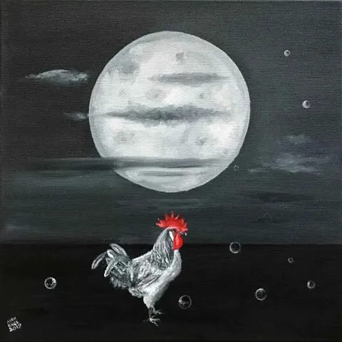 AYDIN BÜNGÜL — “Untitled”, 2019 "İsimsiz" eseri AYDIN BÜNGÜL tarafından 2019 yılında 25x25 cm ölçülerinde Tuval üzeri yağlı boya tekniği ile yapılmıştır.