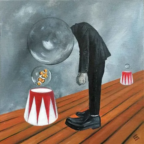"İsimsiz" eseri AYDIN BÜNGÜL tarafından 2019 yılında 25x25 cm ölçülerinde Tuval üzeri yağlı boya tekniği ile yapılmıştır.
