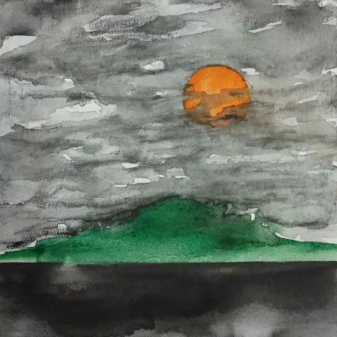 BELGİN ŞEN — “İsimsiz”, 2019 "İsimsiz" eseri BELGİN ŞEN tarafından 2019 yılında 25x25 cm ölçülerinde Tuval üzeri akrilik boya tekniği ile yapılmıştır.