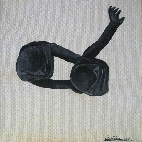 BETÜL DURA — “İsimsiz”, 2019 "İsimsiz" eseri BETÜL DURA tarafından 2019 yılında 25x25 cm ölçülerinde Tuval üzeri akrilik boya tekniği ile yapılmıştır.