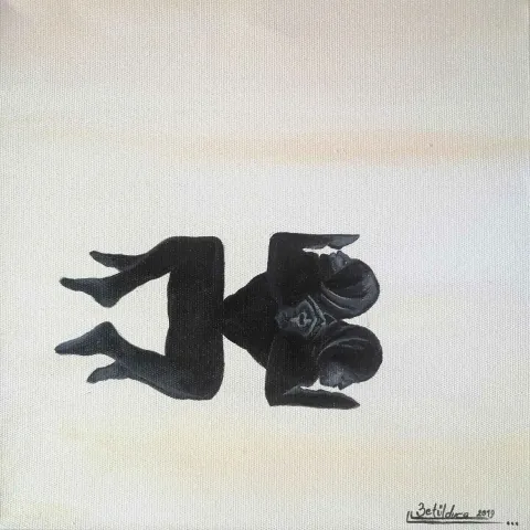 BETÜL DURA — “İsimsiz”, 2019 "İsimsiz" eseri BETÜL DURA tarafından 2019 yılında 25x25 cm ölçülerinde Tuval üzeri akrilik boya tekniği ile yapılmıştır.