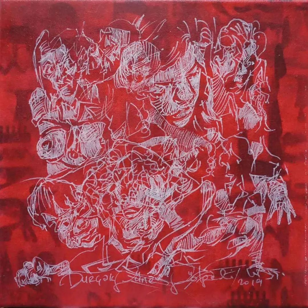 BURÇAK GÜNER GÖLGELİ — “İsimsiz”, 2019 "İsimsiz" eseri BURÇAK GÜNER GÖLGELİ tarafından 2019 yılında 25x25 cm ölçülerinde Tuval üzeri akrilik boya tekniği ile yapılmıştır.