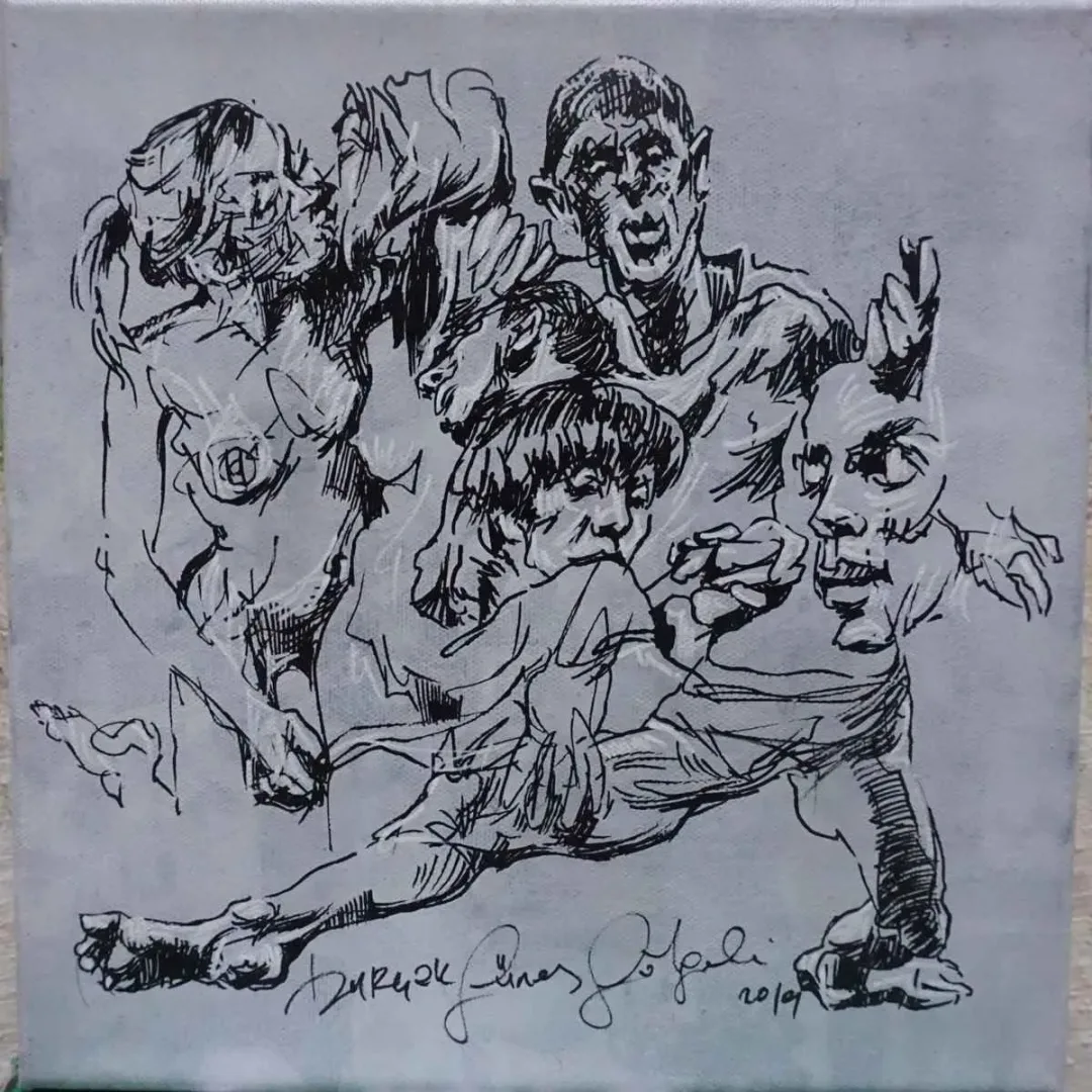 BURÇAK GÜNER GÖLGELİ — “İsimsiz”, 2019 "İsimsiz" eseri BURÇAK GÜNER GÖLGELİ tarafından 2019 yılında 25x25 cm ölçülerinde Tuval üzeri akrilik boya tekniği ile yapılmıştır.