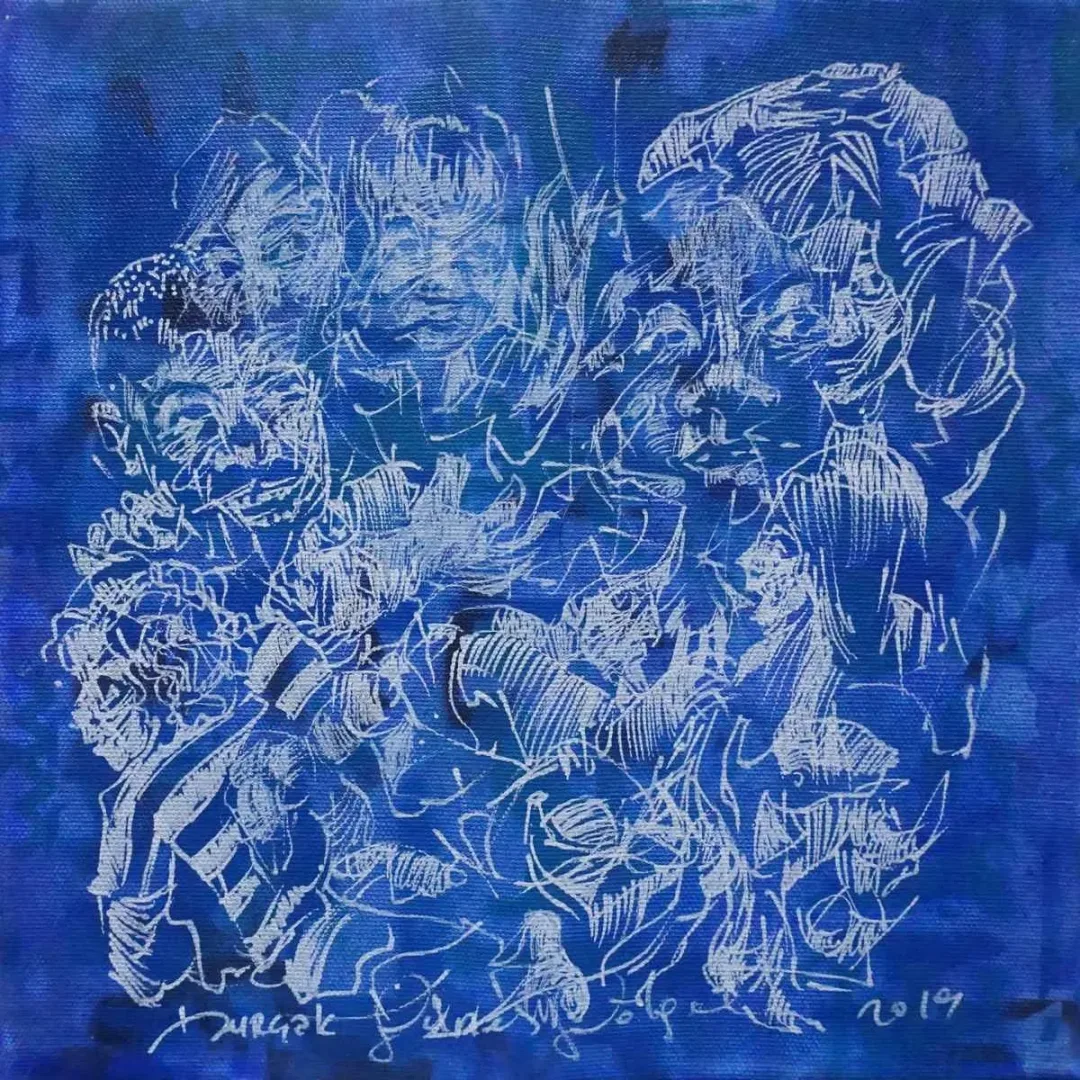 BURÇAK GÜNER GÖLGELİ — “İsimsiz”, 2019 "İsimsiz" eseri BURÇAK GÜNER GÖLGELİ tarafından 2019 yılında 25x25 cm ölçülerinde Tuval üzeri akrilik boya tekniği ile yapılmıştır.