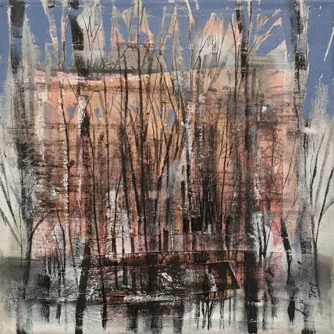 BUSE FULÜRYA — “İsimsiz”, 2019 "İsimsiz" eseri BUSE FULÜRYA tarafından 2019 yılında 25x25 cm ölçülerinde Tuval üzeri akrilik boya tekniği ile yapılmıştır.