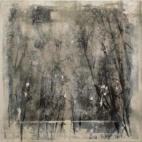 BUSE FULÜRYA — “İsimsiz”, 2019 "İsimsiz" eseri BUSE FULÜRYA tarafından 2019 yılında 25x25 cm ölçülerinde Tuval üzeri akrilik boya tekniği ile yapılmıştır.