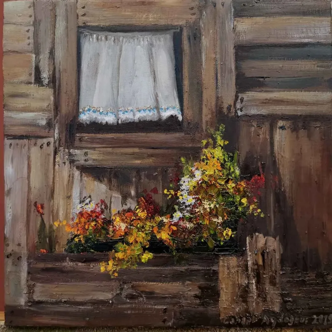 yakınlaştır "İsimsiz" eseri CANAN AYDOĞMUŞ tarafından 2019 yılında 25x25 cm ölçülerinde Tuval üzeri yağlı boya tekniği ile yapılmıştır.