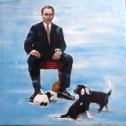 "İsimsiz" eseri CEYDA HÜSEYİNOĞLU tarafından 2019 yılında 25x25 cm ölçülerinde Tuval üzeri yağlı boya tekniği ile yapılmıştır.