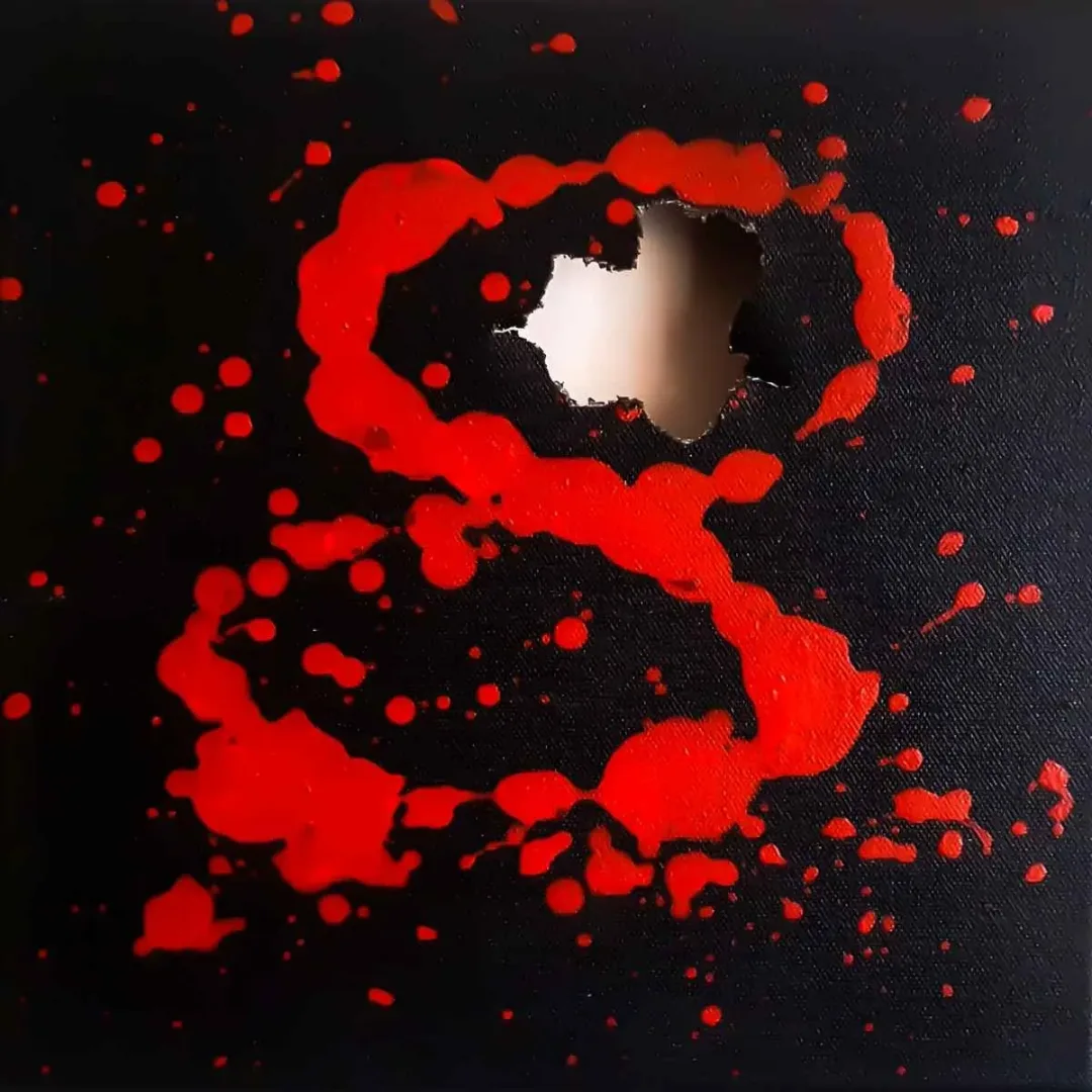 DENİZ SERKAN ÖZCAN — “İsimsiz”, 2019 "İsimsiz" eseri DENİZ SERKAN ÖZCAN tarafından 2019 yılında 25x25 cm ölçülerinde Tuval üzeri karışık teknik tekniği ile yapılmıştır.