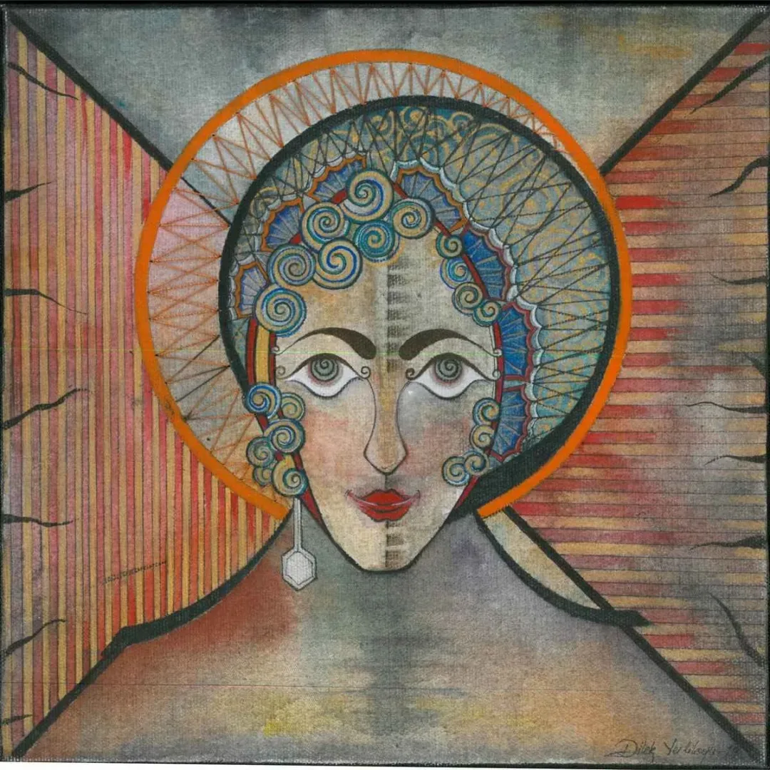DİLEK YERLİKAYA — “İsimsiz”, 2019 "İsimsiz" eseri DİLEK YERLİKAYA tarafından 2019 yılında 25x25 cm ölçülerinde Tuval üzeri yağlı boya tekniği ile yapılmıştır.