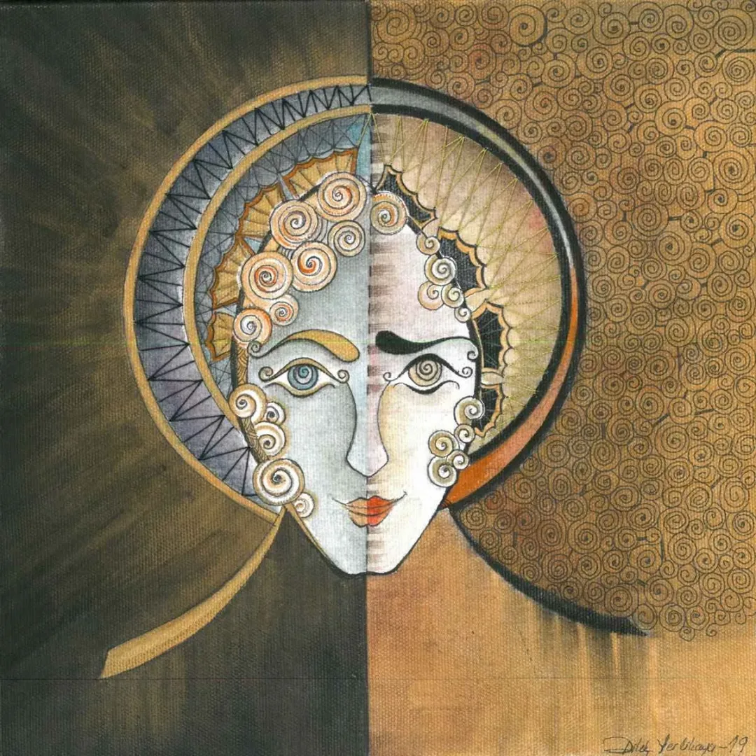 DİLEK YERLİKAYA — “İsimsiz”, 2019 "İsimsiz" eseri DİLEK YERLİKAYA tarafından 2019 yılında 25x25 cm ölçülerinde Tuval üzeri yağlı boya tekniği ile yapılmıştır.