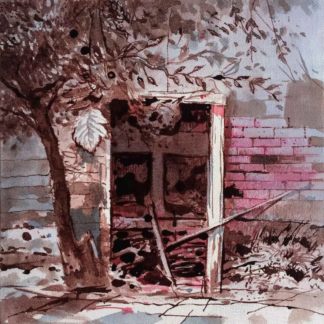 COŞKUN SAMİ — “İsimsiz”, 2019 "İsimsiz" eseri COŞKUN SAMİ tarafından 2019 yılında 25x25 cm ölçülerinde Tuval üzeri yağlı boya tekniği ile yapılmıştır.