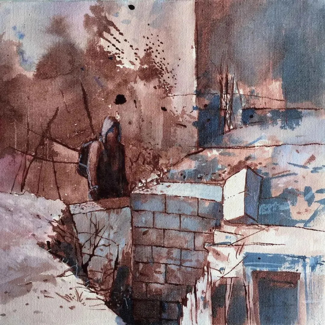COŞKUN SAMİ — “İsimsiz”, 2019 "İsimsiz" eseri COŞKUN SAMİ tarafından 2019 yılında 25x25 cm ölçülerinde Tuval üzeri yağlı boya tekniği ile yapılmıştır.