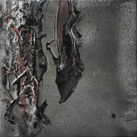 DUYGU ÇETİNKAYA — “Untitled”, 2019 "İsimsiz" eseri DUYGU ÇETİNKAYA tarafından 2019 yılında 25x25 cm ölçülerinde Tuval üzeri karışık teknik tekniği ile yapılmıştır.