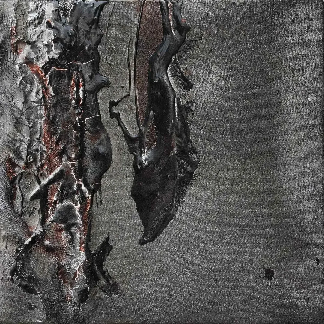 DUYGU ÇETİNKAYA — “Untitled”, 2019 "İsimsiz" eseri DUYGU ÇETİNKAYA tarafından 2019 yılında 25x25 cm ölçülerinde Tuval üzeri karışık teknik tekniği ile yapılmıştır.