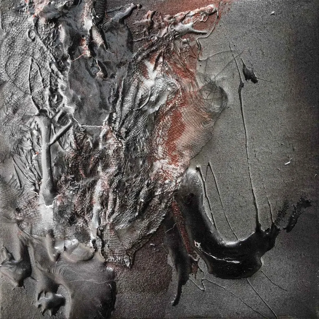 DUYGU ÇETİNKAYA — “İsimsiz”, 2019 "İsimsiz" eseri DUYGU ÇETİNKAYA tarafından 2019 yılında 25x25 cm ölçülerinde Tuval üzeri karışık teknik tekniği ile yapılmıştır.